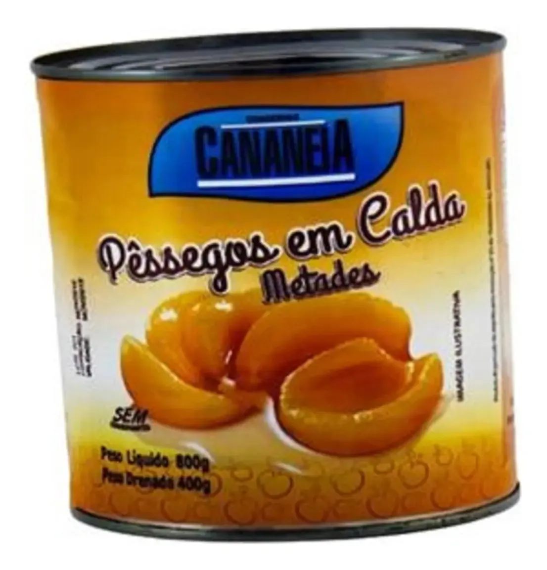 Pessego Calda Cananeia 400g Lata