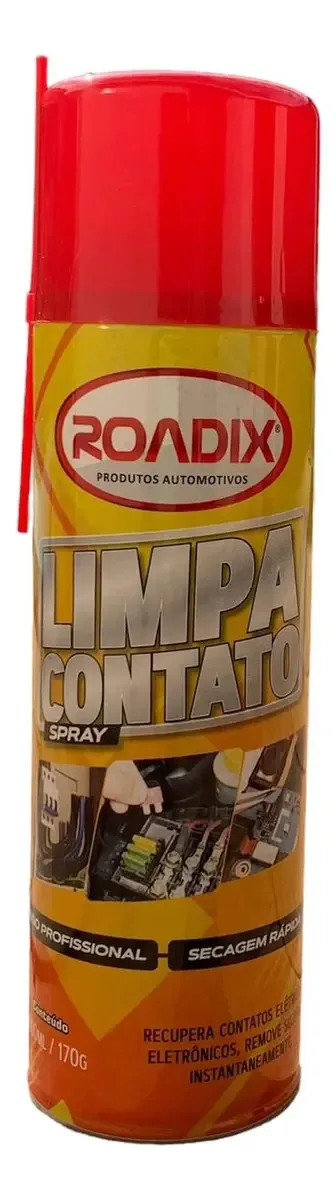 Limpa Contato Elétrico Eletrônico Conectores 300ml Roadix
