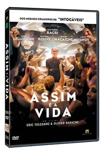 DVD Assim é a Vida Comédia Eric Toledano Paris Filmes Áudio Francês