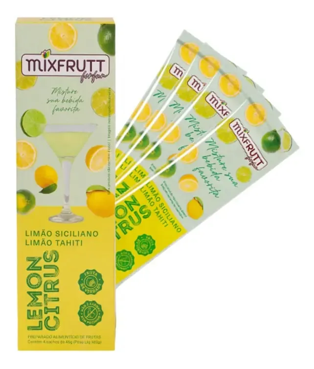 Fruta P/ Drinks Limão Siciliano 180g. Não É Xarope