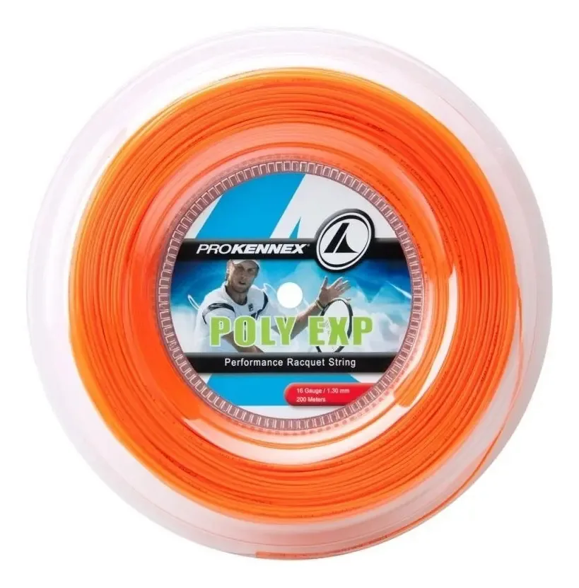 Rolo De Corda Prokennex Poly Exp 16 / 1.30 (rolo Com 200 Metros) Cor Laranja