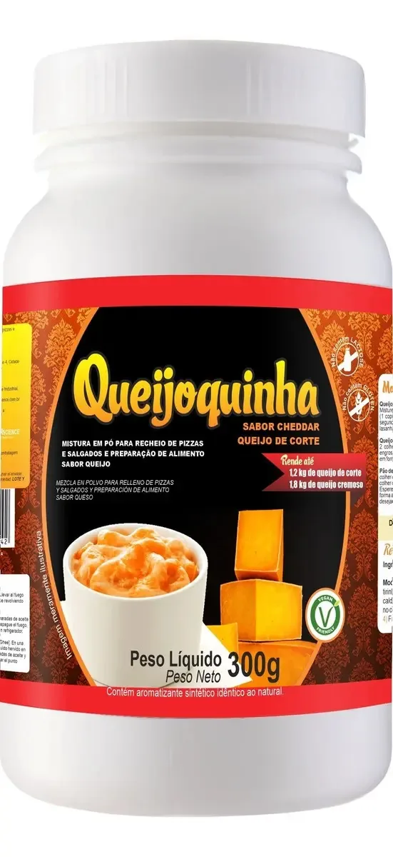 Queijoquinha Cheddar 300g - Natural Science