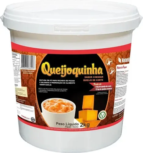Queijoquinha Cheddar - Mistura Em Pó Para Queijo Vegetal 2kg