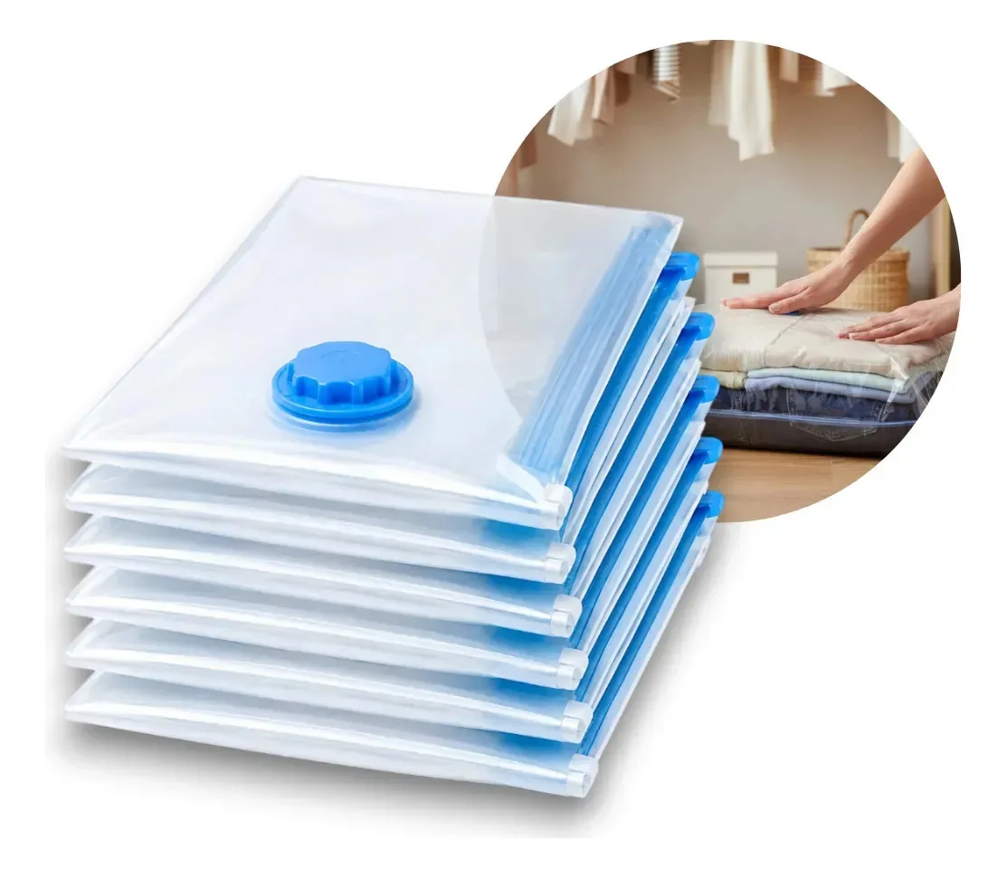 Organize Sua Mala Com 10 Und Kit Saco A Vacuo 50x60 Cm Bag