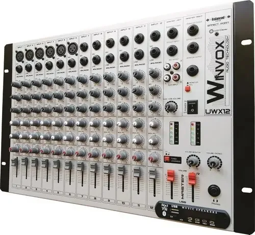 Mesa De Som 12 Canais Sterio Usb Efx Bluetooth Winvox
