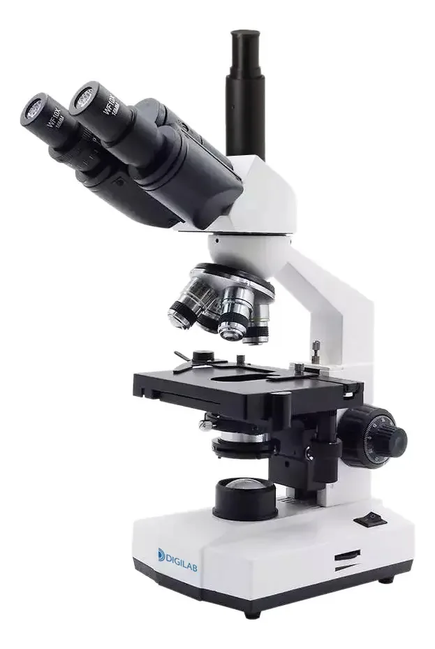Microscópio Biológico Trinocular Di-521t Branco