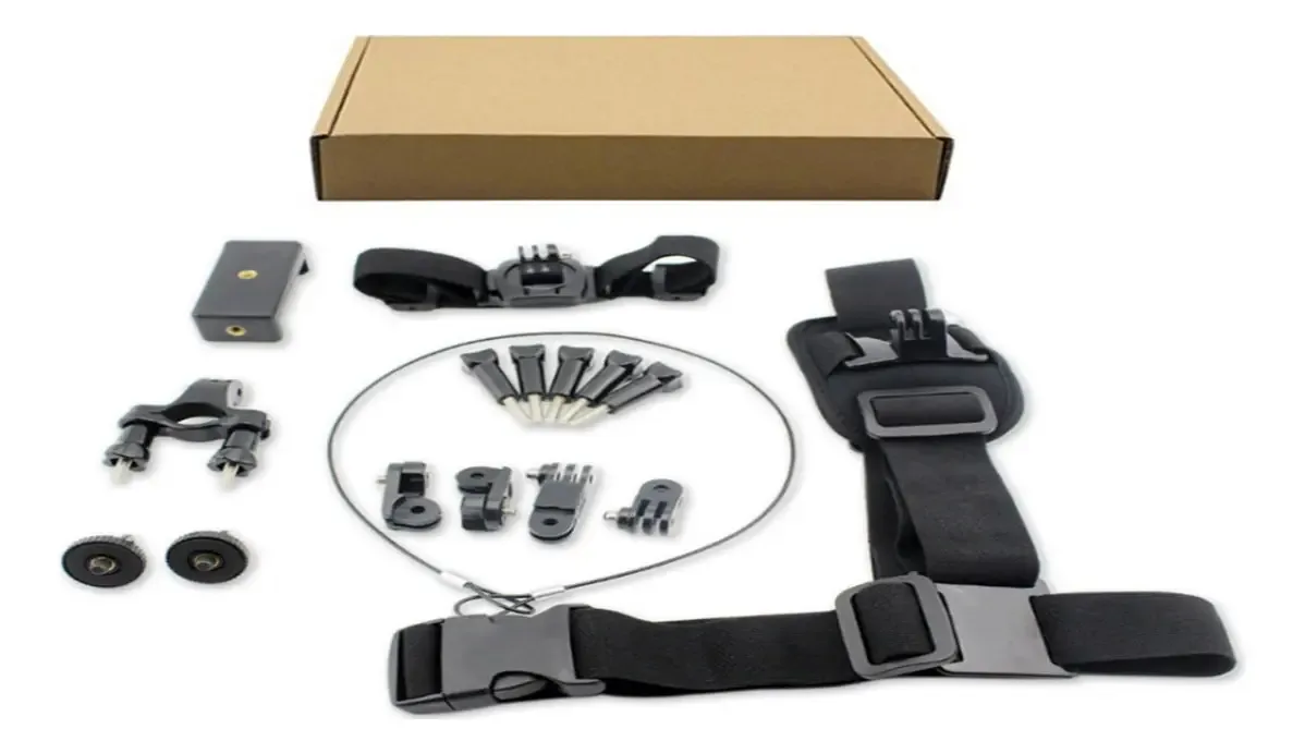 Kit De Acessórios De Bicicleta Para Câmeras De Ação