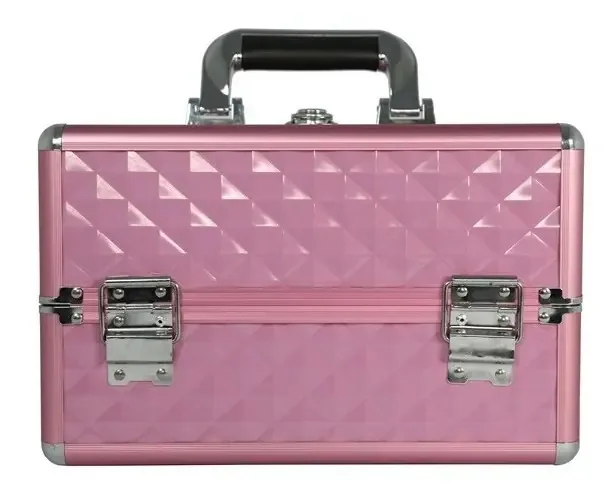 Maleta Maquiagem Para Profissonal - M003 Cor Rosa