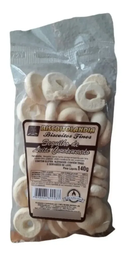 Bisc Petit Four Biscoitolandia Sequilho Leite Cond 140g