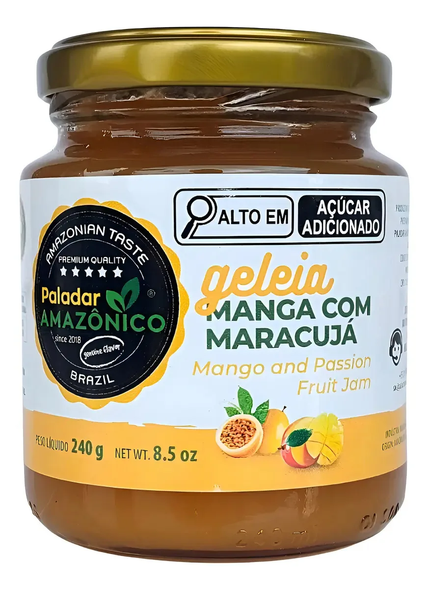 Geleia De Manga Com Maracujá (240g)