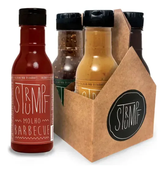 Kit Molhos Strumpf 2 Mostardas + Relish De Pepino E Barbecue