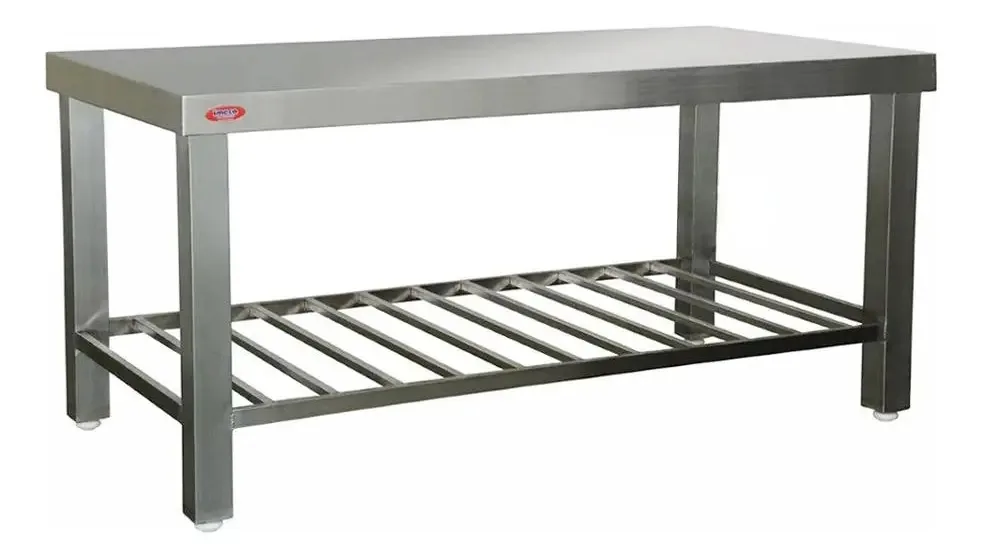 Bancada Mesa Industrial Padaria Inox 304 180x80 - Imeca
