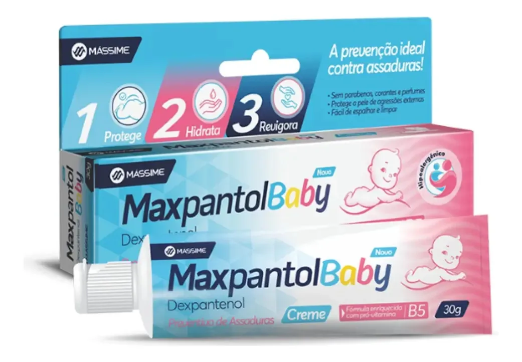 Maxpantol Baby 30g - Pomada De Assaduras - Proteção Delicada