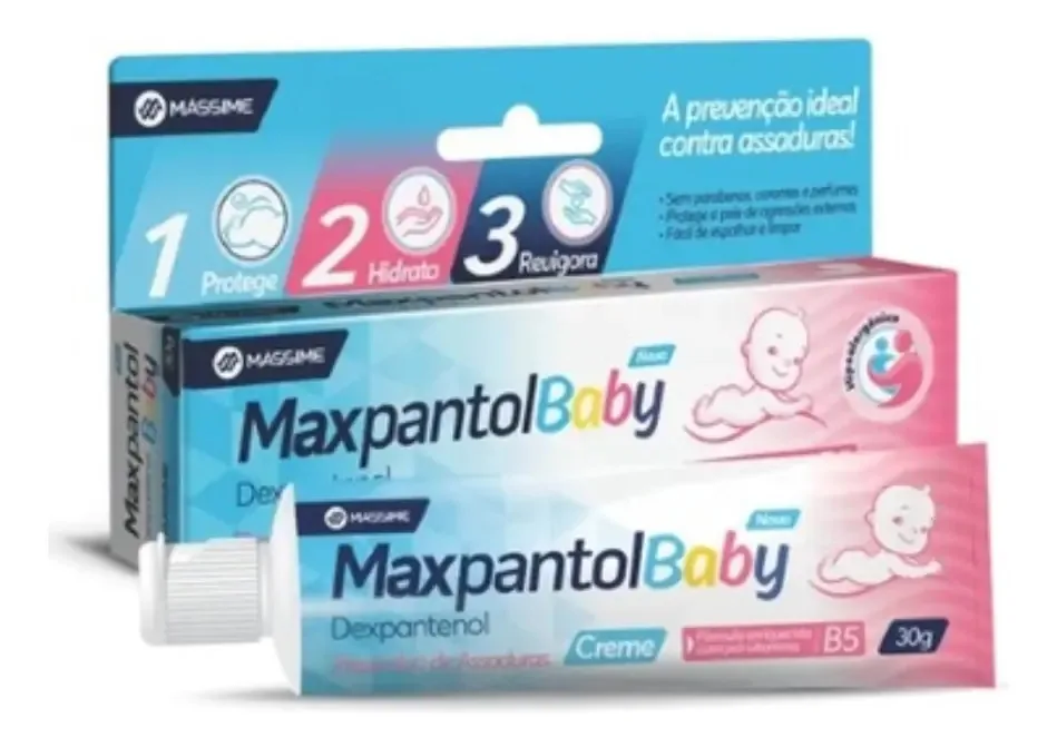 Creme Para Assaduras Maxpantol Baby - 60g