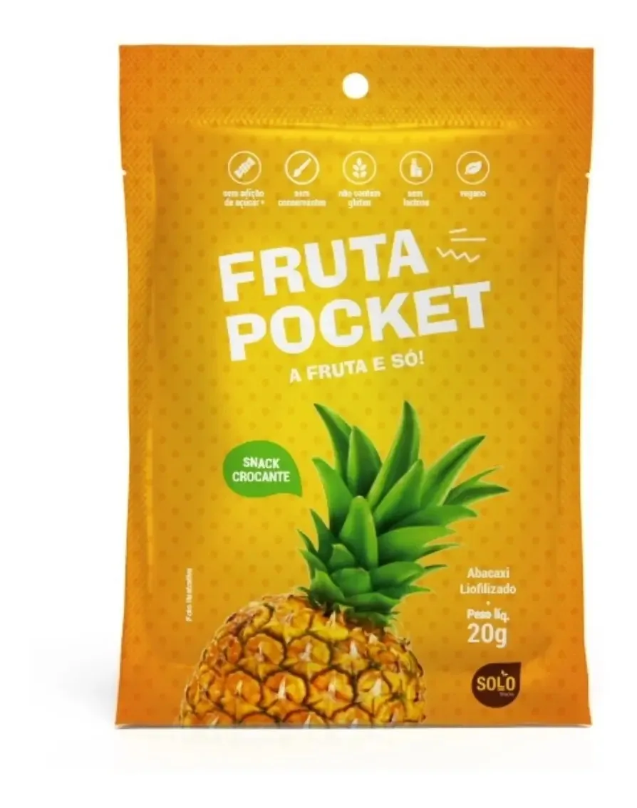 Snack De Abacaxi Lifiolizado Solo Snacks 10g