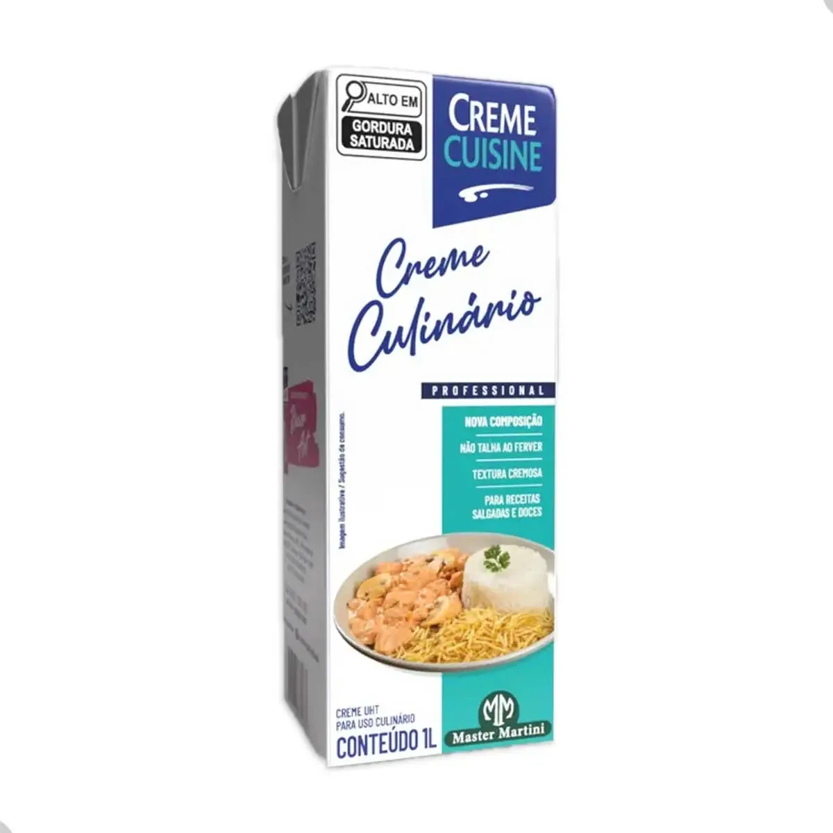 Creme Culinario Uht Master Martini Tp 1 Kg