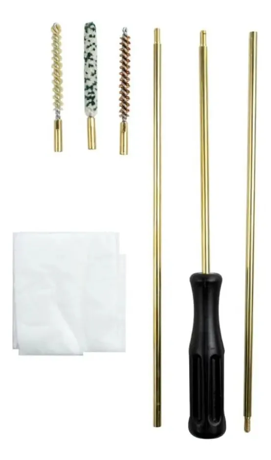 Kit Limpeza Carabina Pressão Aurok 6.35 com Vareta e Escovas
