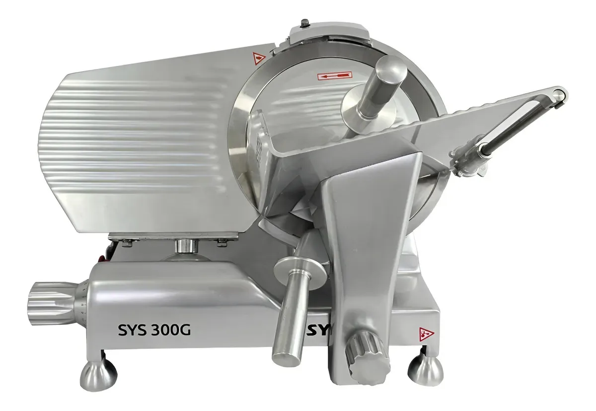 Fatiador Cortador De Frios Profissional Semi Automático 300 Prateado