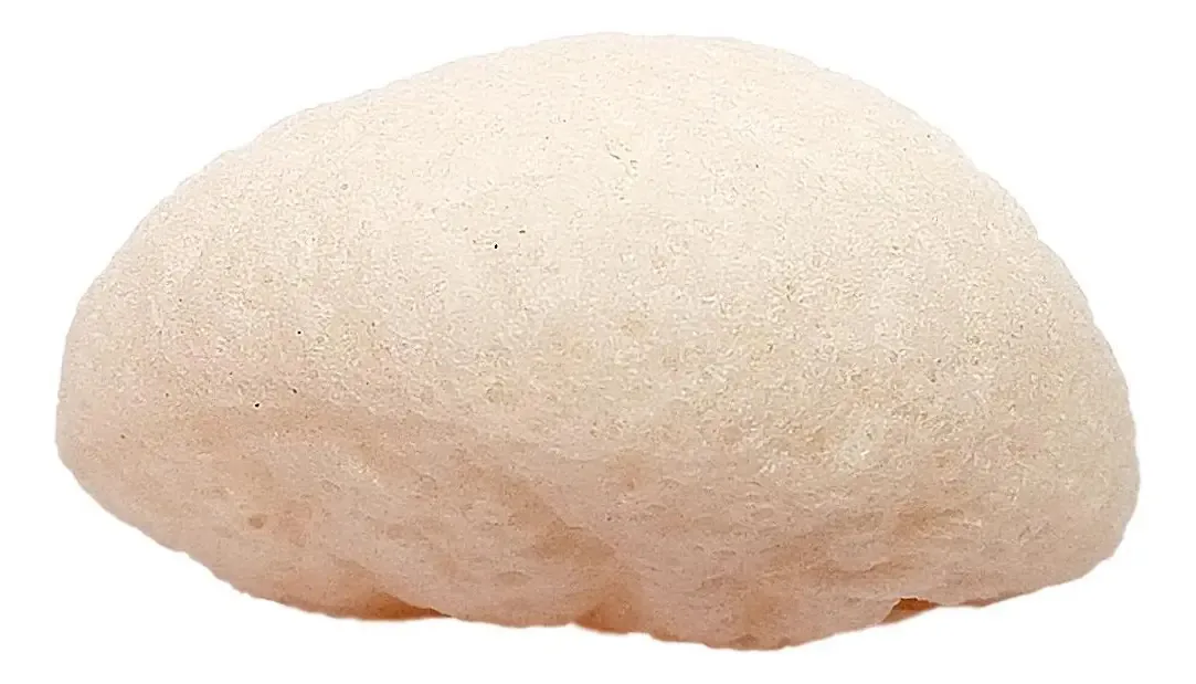 Esponja Natural De Limpeza Facial Konjac - Branca
