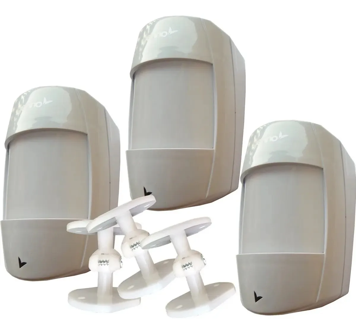 3 Sensores Infra Ib-500 Digital Com Fio Genno Mais Suportes