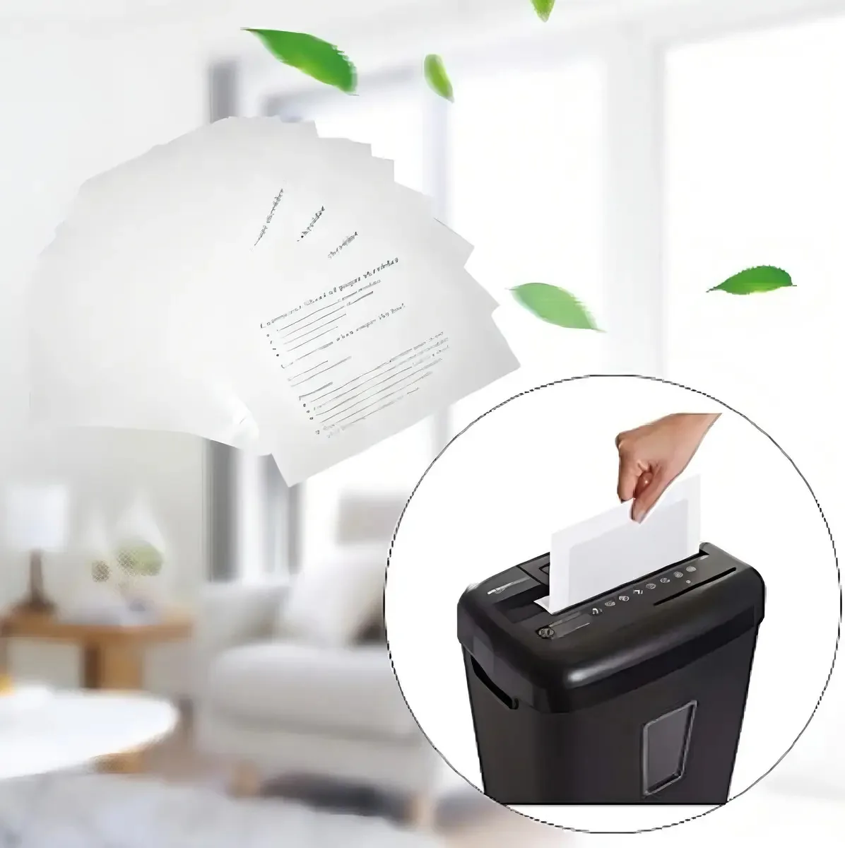 3 Folhas De Papel Lubrificante Para Fragmentadora