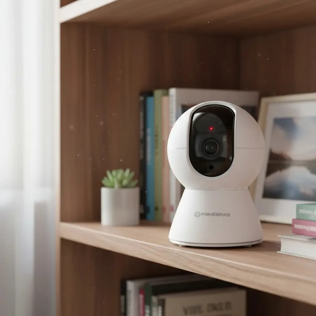 Câmera Segurança Primebras S1003 Visão Noturna Resolução 2mp Cor Branco