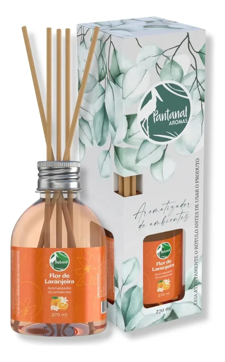 Difusor Pantanal 270ml Flor De Laranjeira