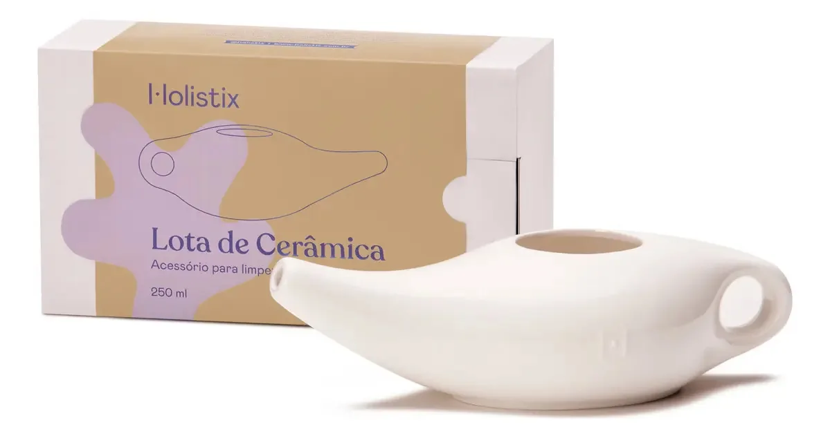 Lavador Nasal De 250ml Holistix - Branco