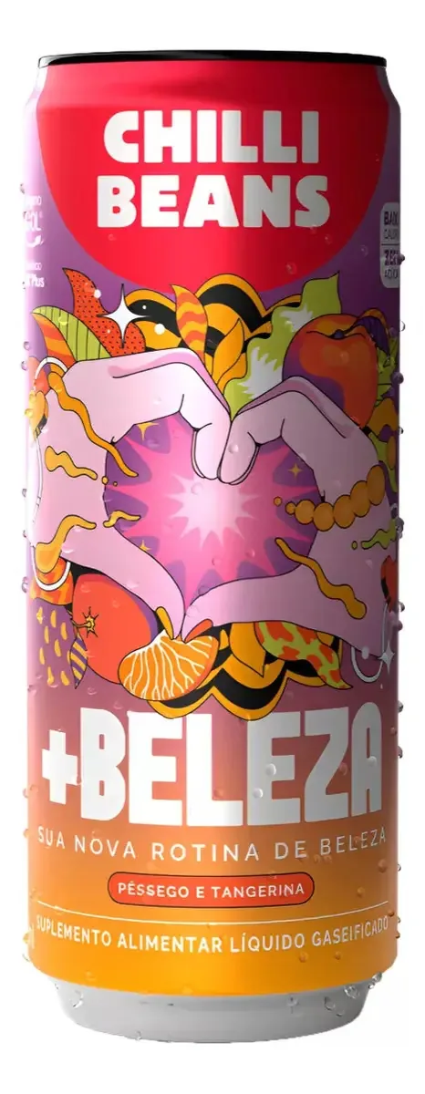 Supl Alim Chilli Beans Beleza Lt 310ml Pessego/tangerina