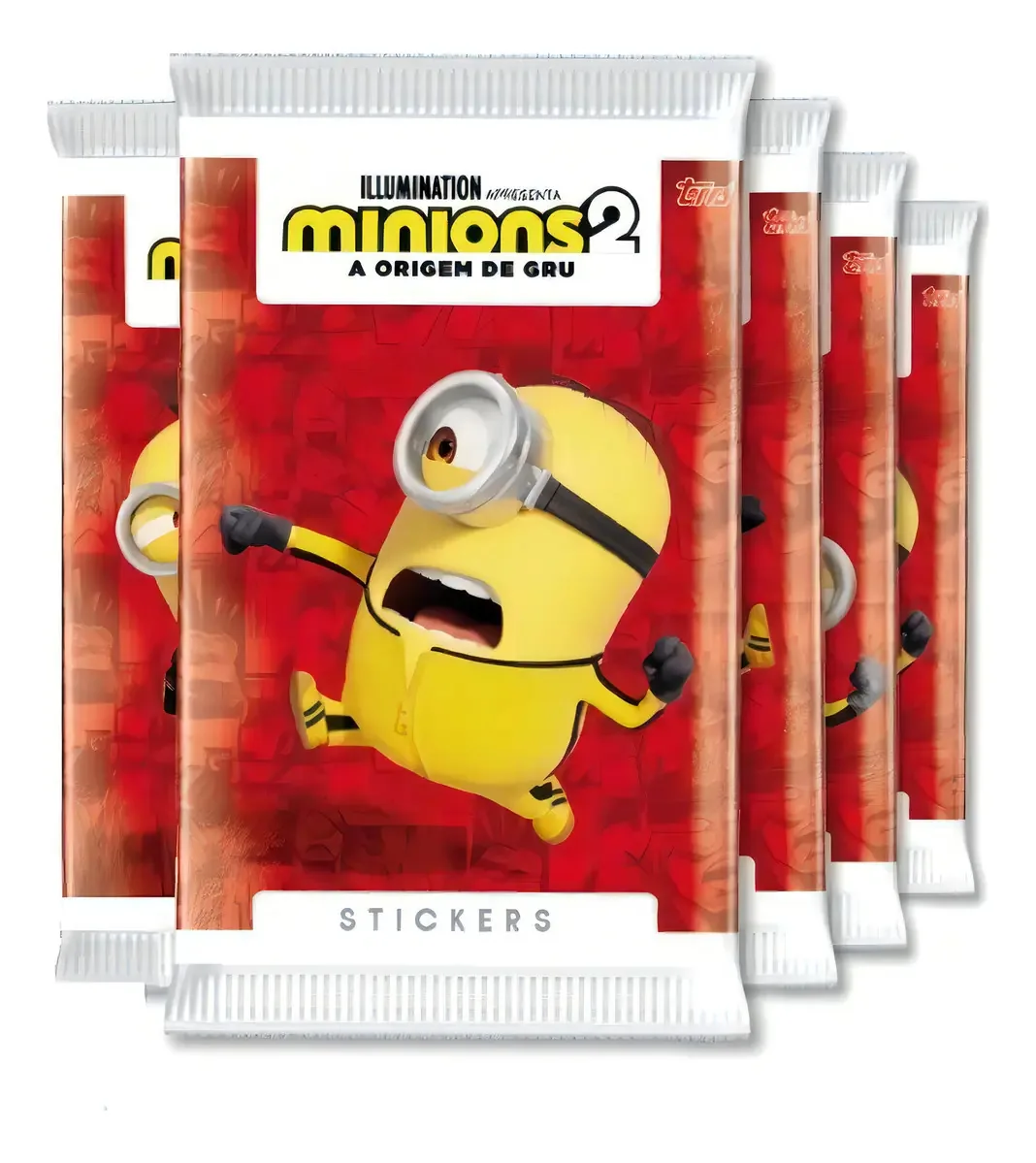 Kit 5 Envelopes Figurinhas Minions 2 A Origem De Gru 25 Figu