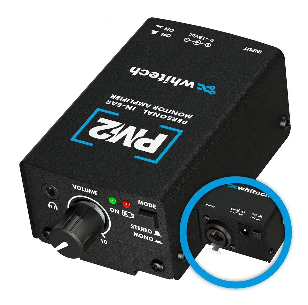 Amplificador De Fone Pm2 ( Xlr + P10 ) - Whitech