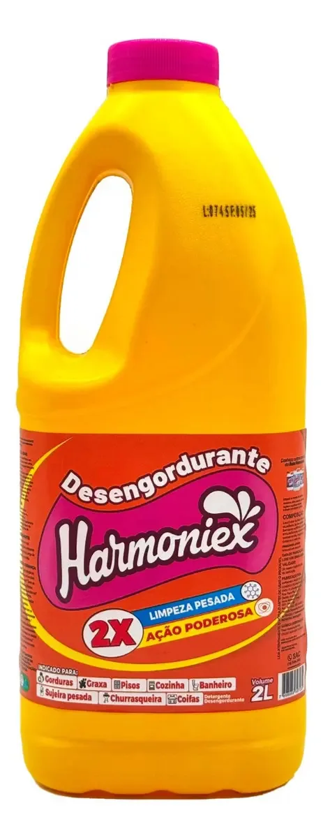 Limpador Harmoniex Desengordurant em garrafa