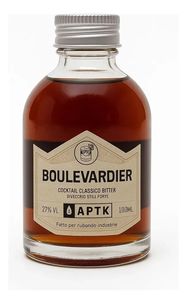 Coquetel Alcóolico Boulevardier - 100ml Aptk