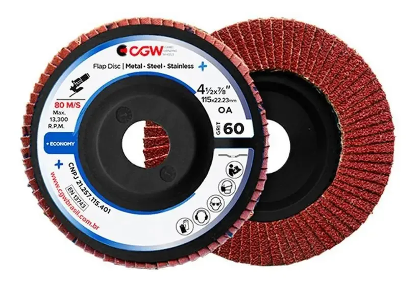 Cgw Economy Black - Discos Flap De Alta Durabilidade