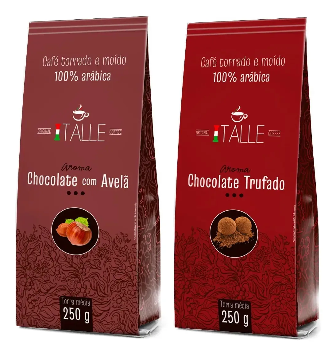 Café moído Cafe Italle Cafe Torrado Moido Torrado em pacote 250 g
