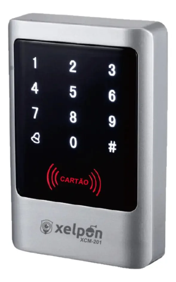 Teclado Controle De Acesso Rfid Leitor De Tag 125khz E Senha