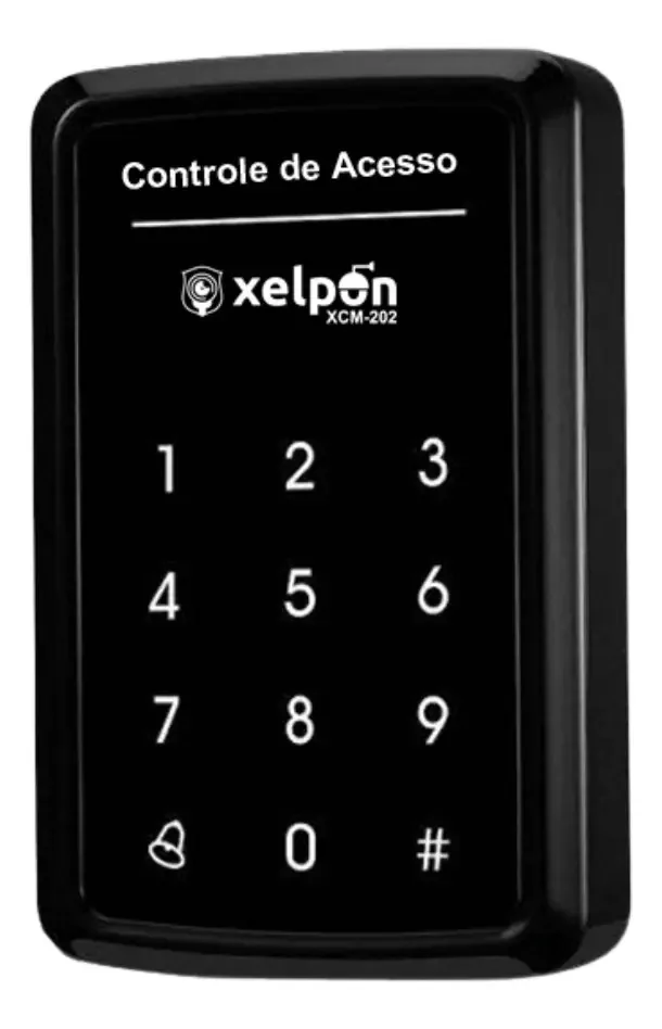 Teclado Controle De Acesso Rfid Leitor De Tag 125khz E Senha