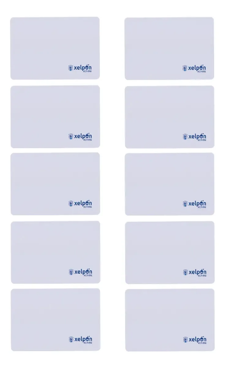 10 X Cartão Proximidade Rfid 125khz Controle Acesso Crachá
