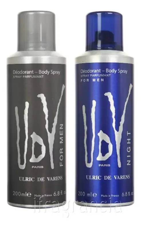Kit Desodorantes Udv For Men + Udv Night 200ml