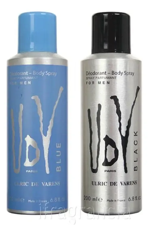 Kit Desodorantes Udv Black + Udv Blue 200ml