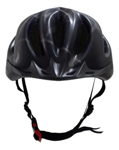 Capacete Bike 10 Entradas De Ar E Regulador Preto/grafite