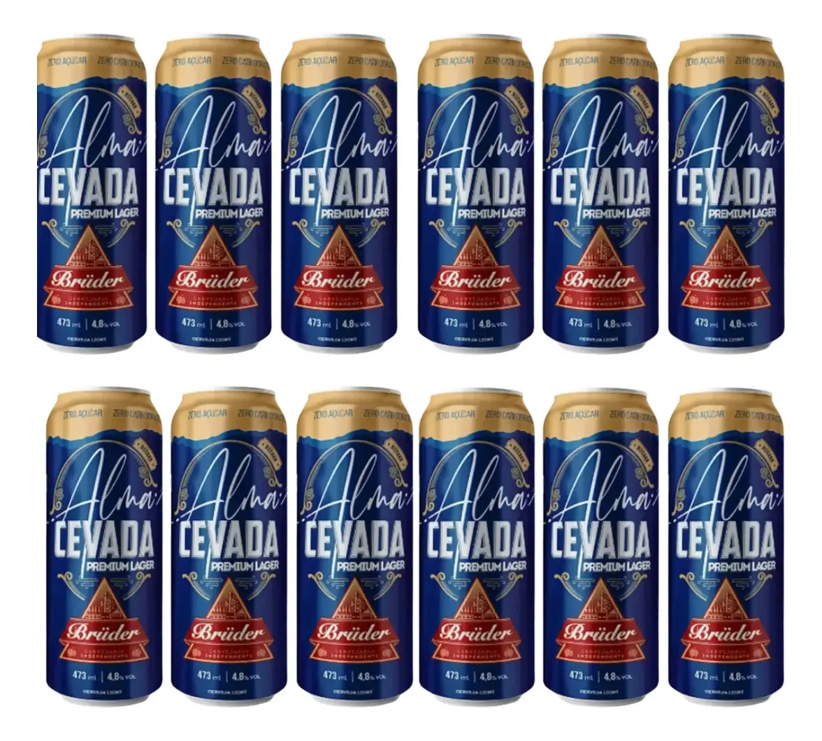 Cerv Latao Bruder 473ml Alma Cevada