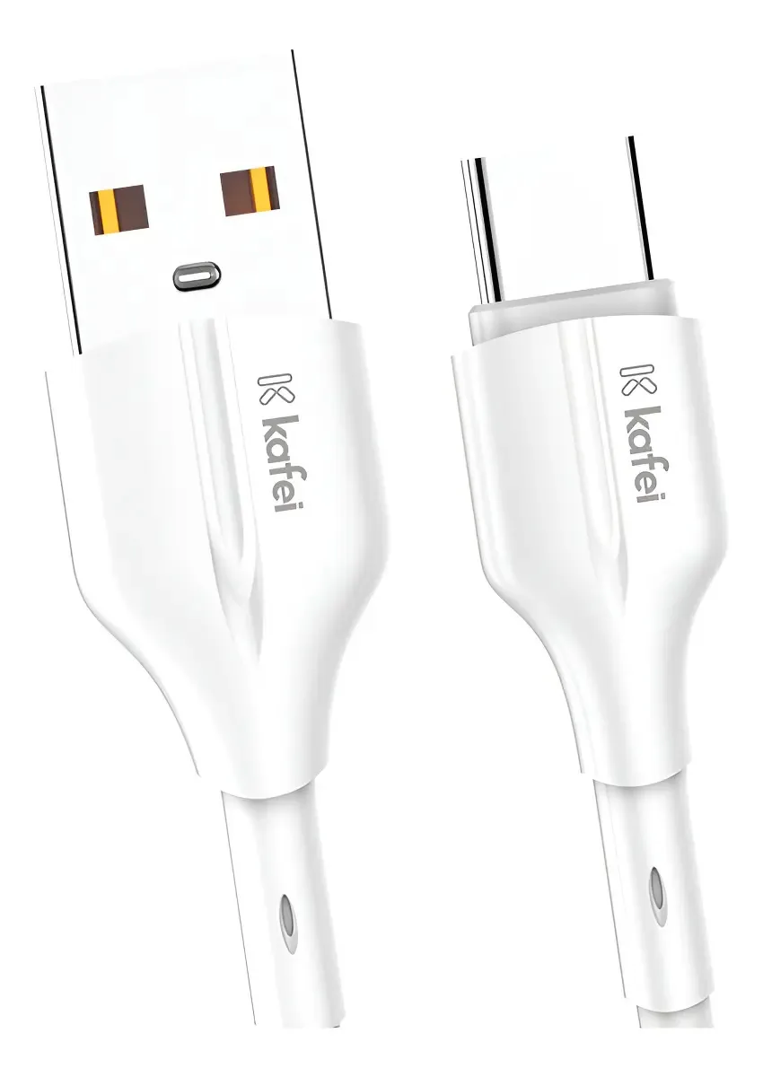 Cabo De Dados Usb Tipo-c 1m Branco Kafei - Kildcbc006