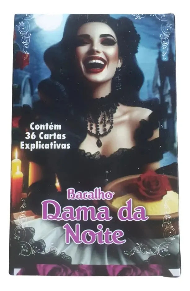 Baralho Tarot Cigano Dama Da Noite 36 Cartas Explicativas