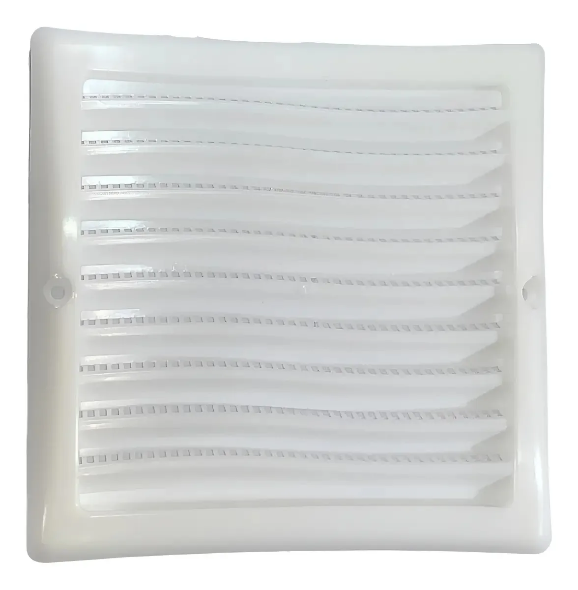 Grade Grelha Ventilação Quadrada 200mm C/ Tela Integrada Branco