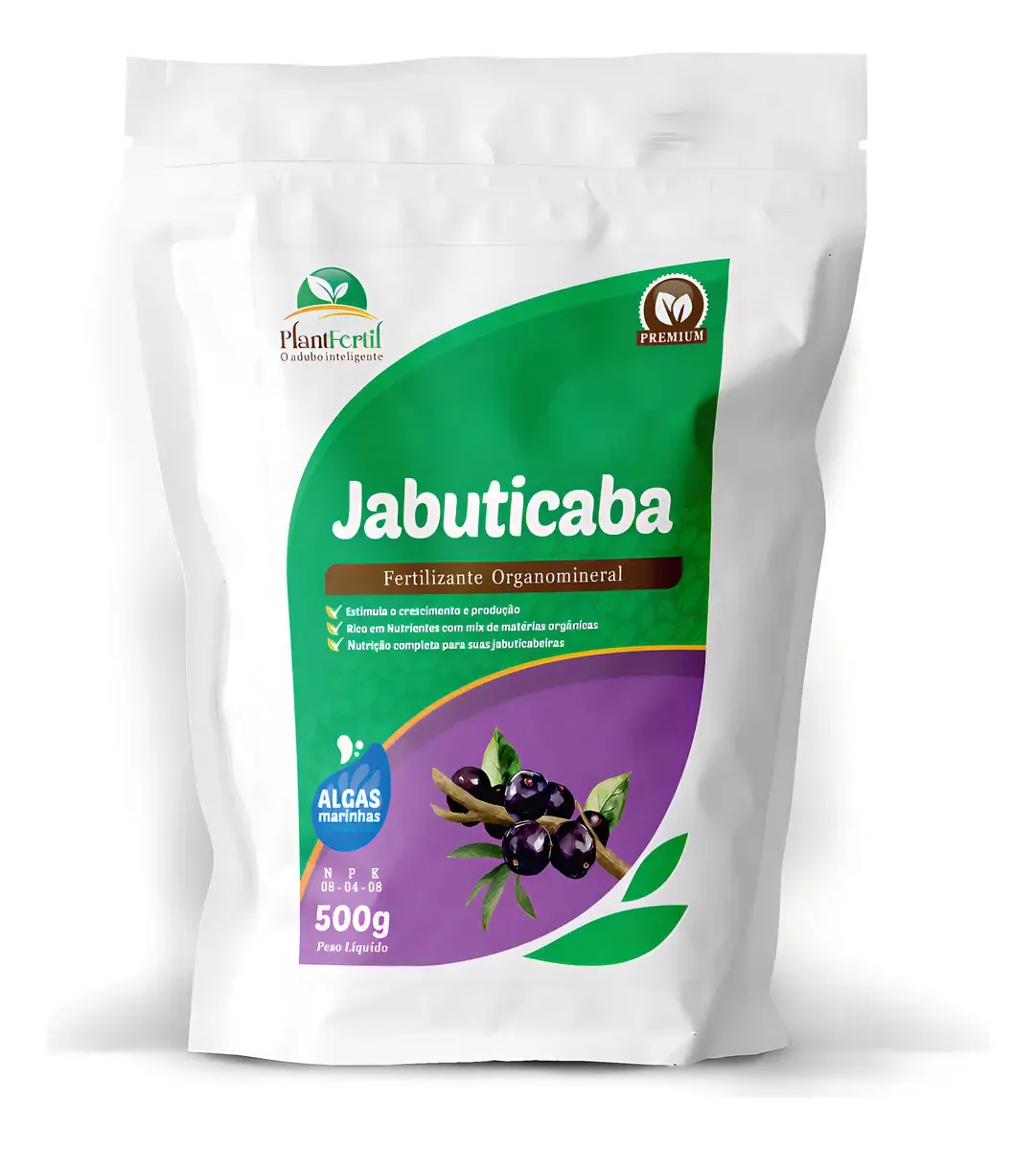 Plantfertil Jabuticaba - Fertilizante C/ Algas 500g