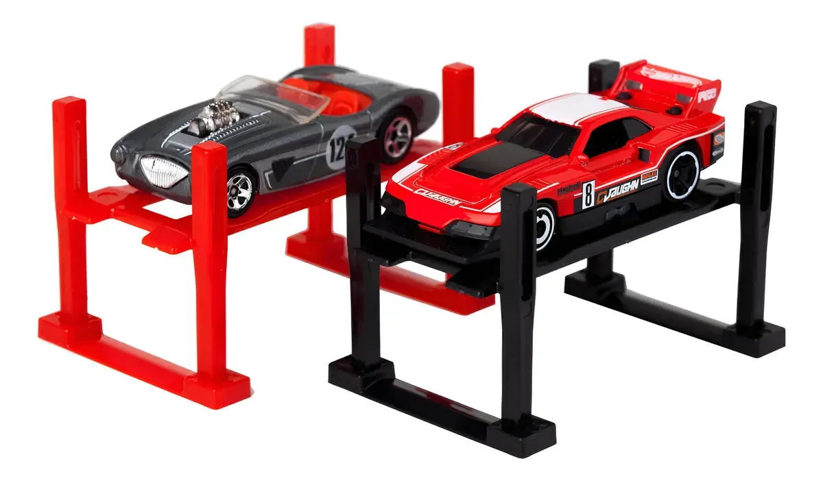 Elevador Para Miniaturas 1:64 - Preto - The King Of Boxes