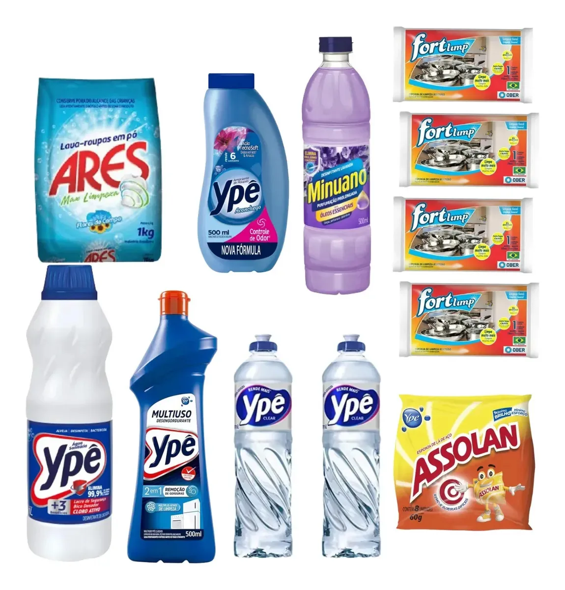 Cesta Básica De Produtos De Limpeza - Doação