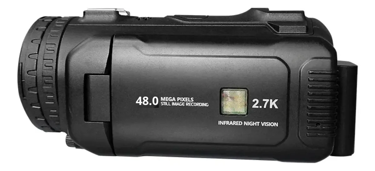 Camera Filmadora Digital Zom Optical 16x Cor Preto