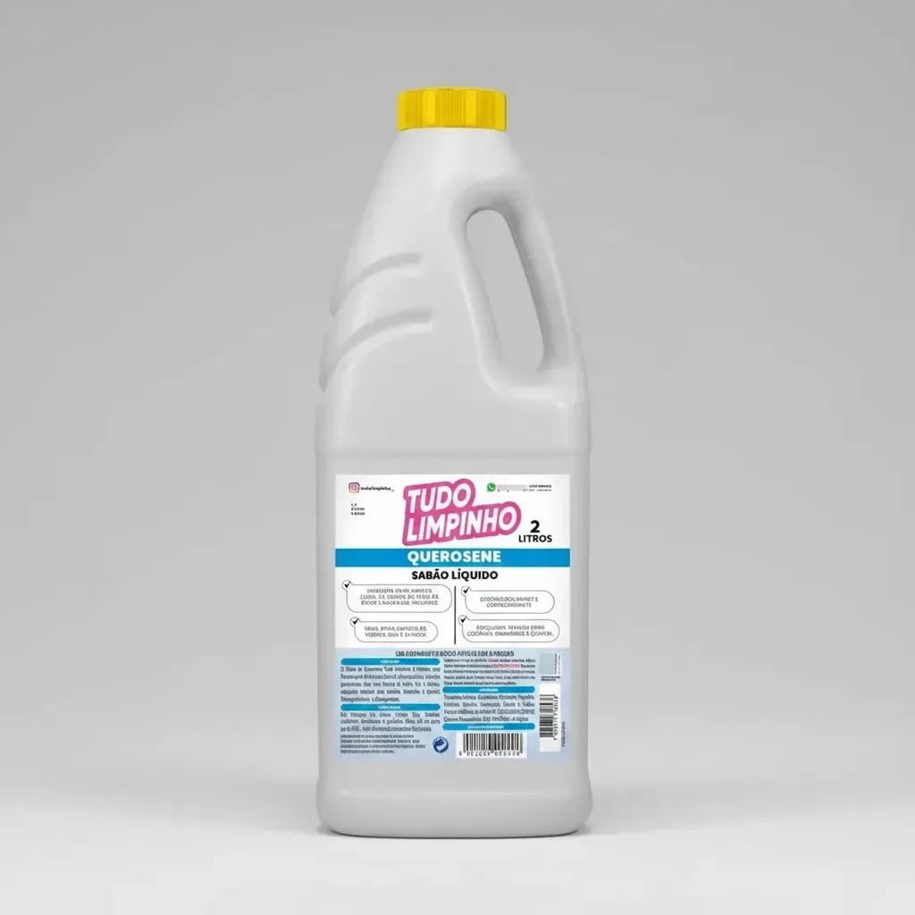 Sabão Querosene Liquido 2lt Limpa Pisos Tudo Limpinho
